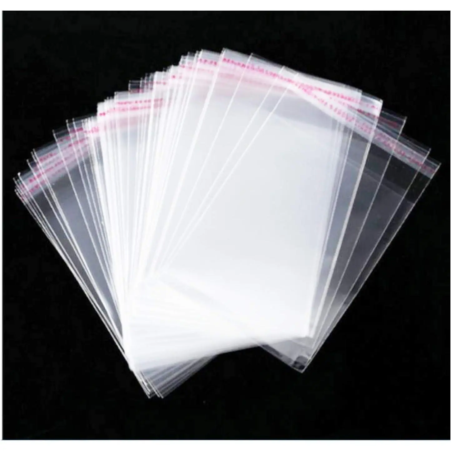 Self Sealing Cellophane Bags Self Adhesive,3X4 Inches Clear Resealable Cellophane Bags 3x4 inch100 Pcs