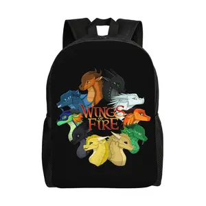 Wings-of-Fire Dragon Backpacks For Men Women Book Bag Travel Hiking Camping Work