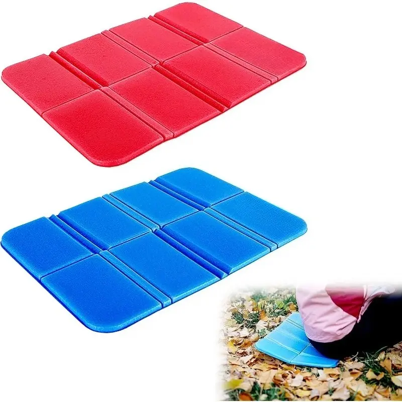 2Pcs Camping Cushion Seat, Foldable Ultralight Foam Sitting Pad, Save Backpack Space & Reduce Weight for Hiking Picnic Outdoor