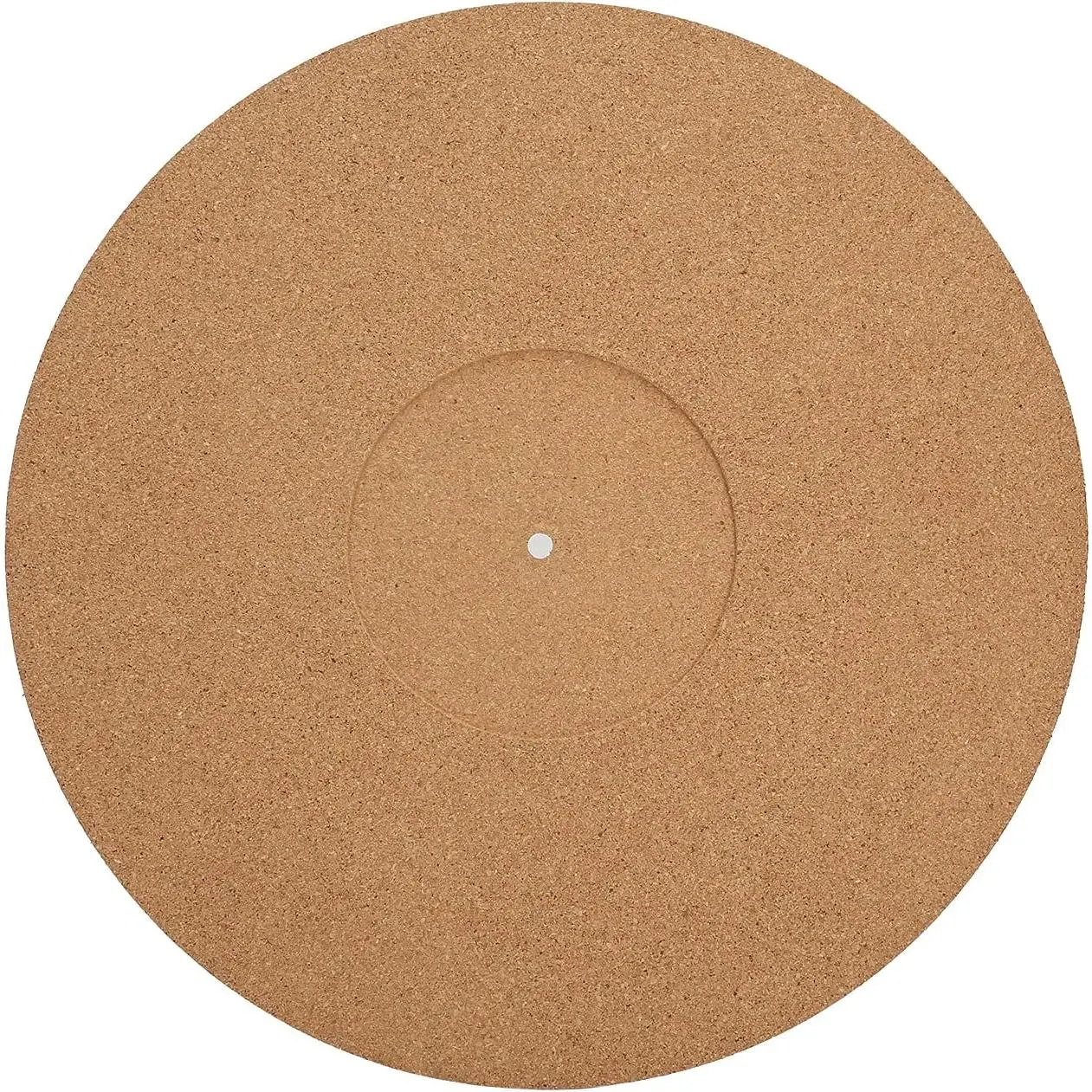 Turntable Slipmat Mat, Record Anti Static Vibration Cork Non Slip Thick Vinyl Player Platter Pad Phonograph LP Tuning Demanding Improve Sound Audiophile Receding Center Cleaner Audio 12 Inch