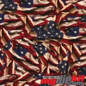 American Flag Pattern Hydrographic Water Transfer Printing Film for Hydro Dipping, Model LL-739-A