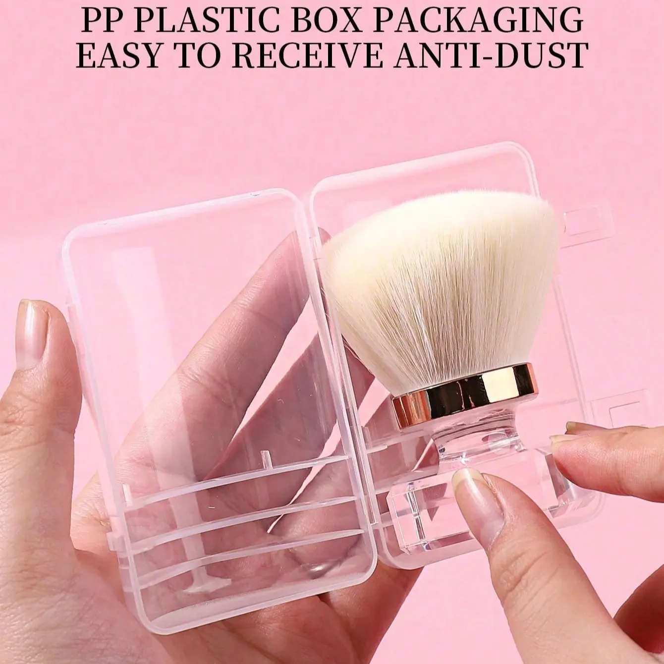 Acrylic Soft Bristle Nail Dust Brush, Multi-Functional Nail Powder Cleaner, Ideal for Professional Salons and Home Beauty
