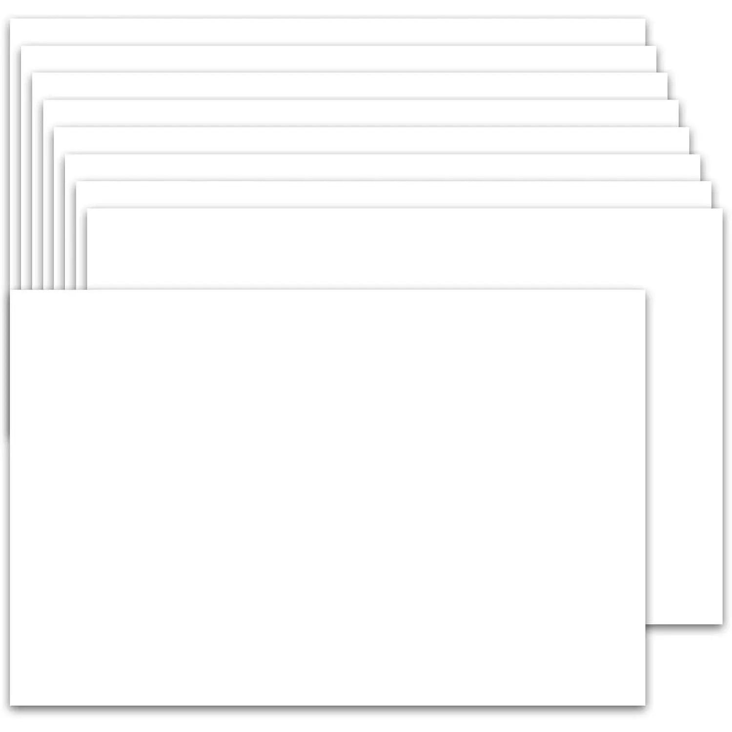 50 Pack 5x7 Cardstock Paper, 80lb White Cardstock for Printer, Wedding | Double-Sided Matte Sheets, Smooth for Writing and Printing, Ideal for Postcards, Invitations, Thank-You Cards