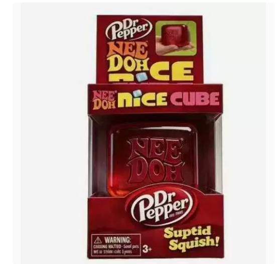 Calming Ice Cube Squeeze Fidget Toy Sensory Stress Relief for Adults Kids Anxiety Autism ADHD Focus Soft Squishy Sensory Toys Relaxation Gifts for Men Women Office Travel Stress Balls Cool Textured Puzzle