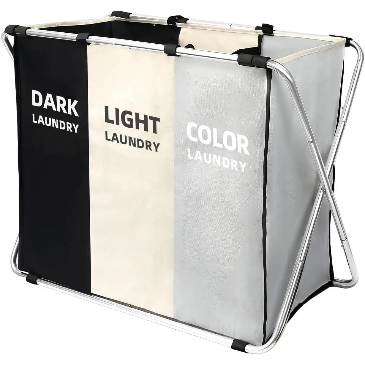 180L Large Laundry Basket, Freestanding Laundry Hamper, Collapsible Tall Clothes Hamper with Handles for Dirty Clothes in the Dorm & Family Closet Storage Container and Organizer (1-Pack)