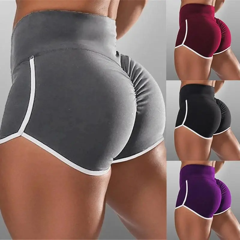 Women's Low-Waist Stretchy Skinny Yoga Shorts - Nylon Blend, Stretchy Waist, Slim Fit Women's Gym Wear for Summer Sports Gym Workouts, Short Length, Skinny Cut