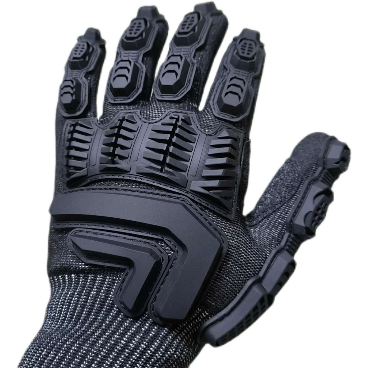 Level 5 Cut-Resistant, Impact-Resistant, Anti-Slip Gloves - Featuring TPR Protection for Cycling, Mountaineering, Mechanical Rescue, and Puncture/Scratch Resistance