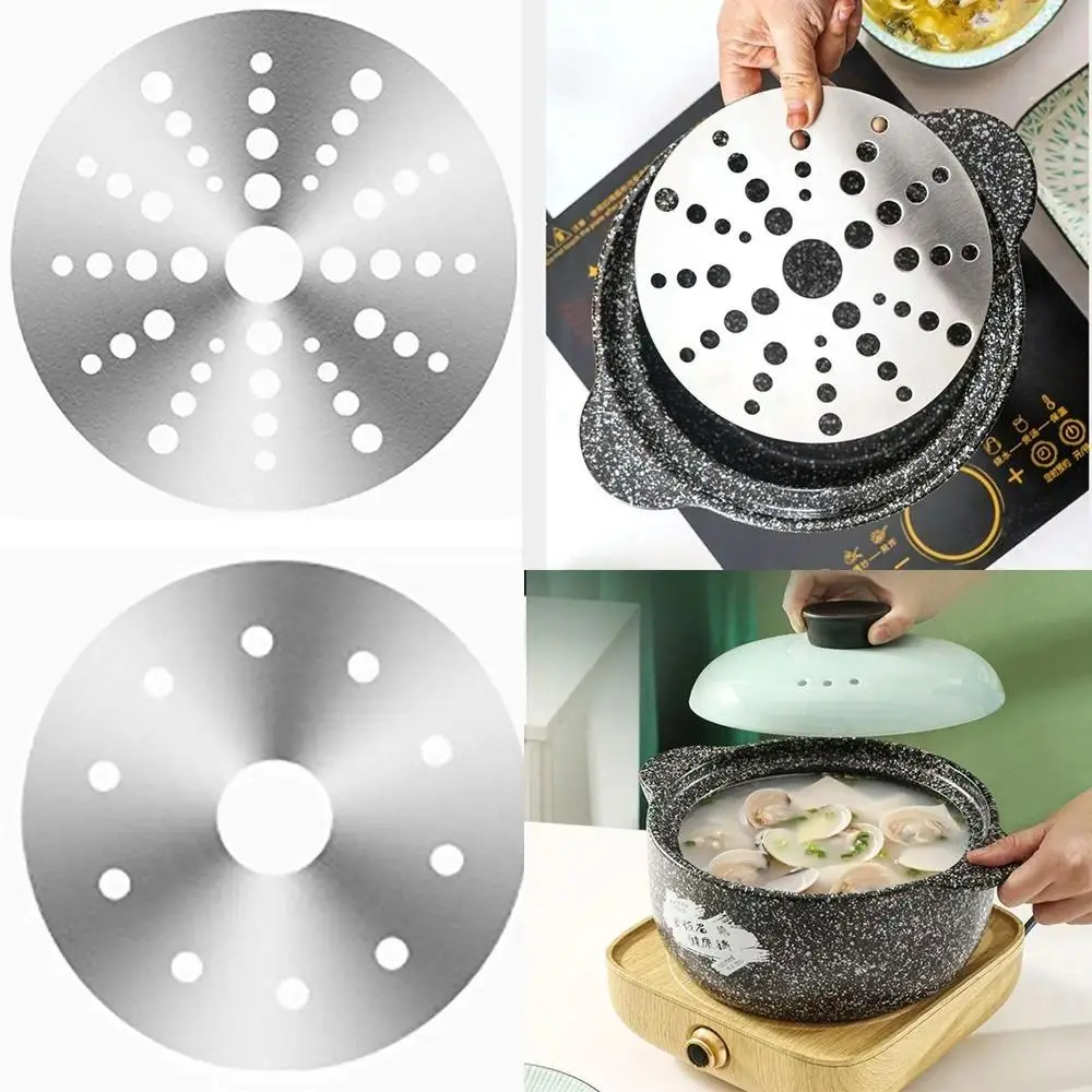 Stainless Steel Induction Cooker Heat Diffuser Saucepan Cooking Hob Heat Conduction Plate Converter Tool Cookware Parts