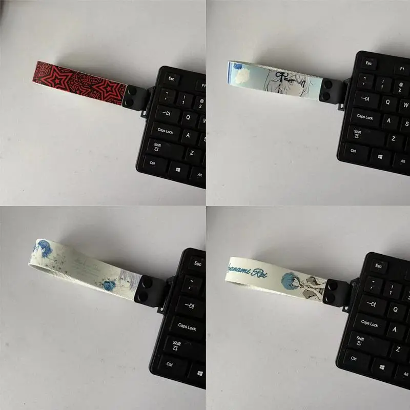 Fashion Anime Keyboard Ribbon Mechanical Keyboard Strap Universal Gaming Keyboard Strap Keyboard Streamers Decor Accessories
