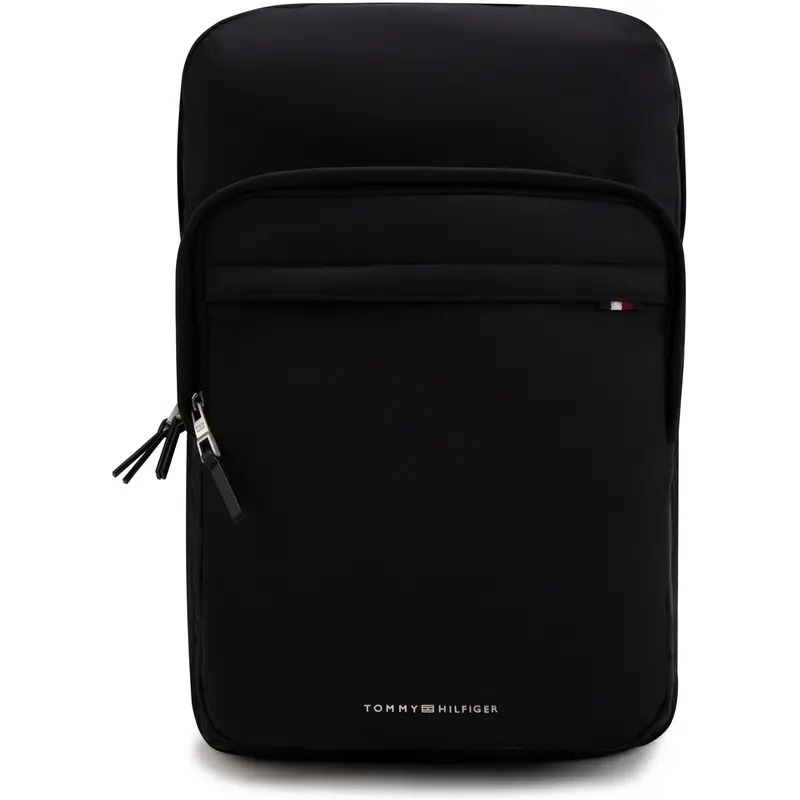 Tommy Hilfiger Large Capacity Business Laptop Backpack for Men – Casual Fashionable Polyester Backpack in Black
