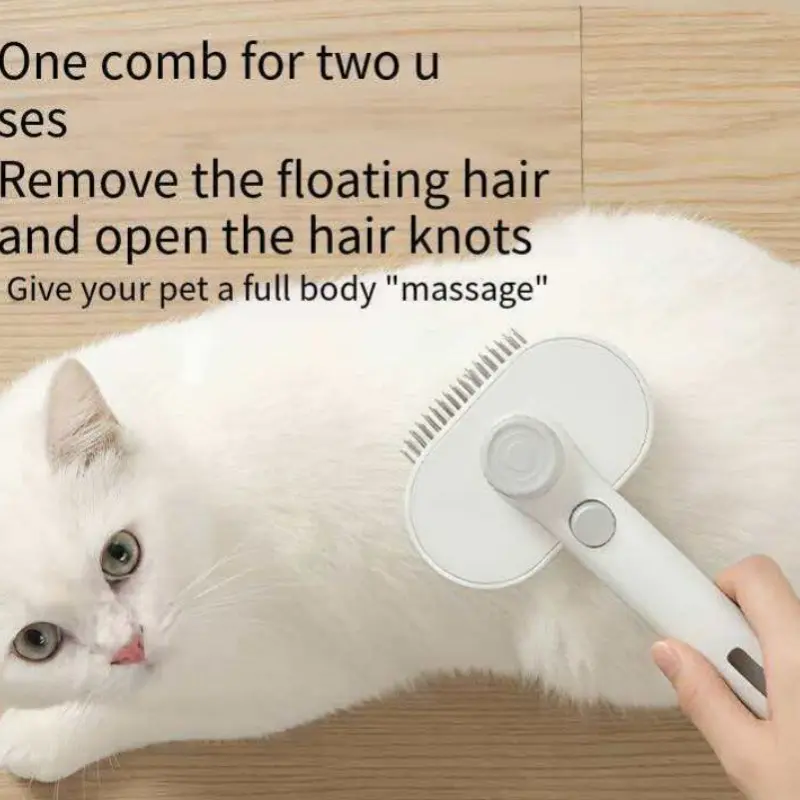 Pet Hair Removal Comb, Cat Brush, Dog Deshedding Brush, Long & Short Fur Brushes, Kitten Brush, Knot Slayer, Lint Remover, Ball Prevention, Universal Pet Grooming Tool