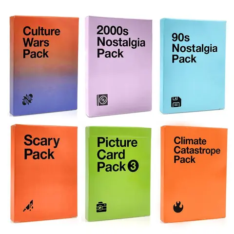 Cards Against Humanity Mini Expansion Pack, Booster Packs, Professional Card Games for Party Family, Card Games for Families, Creative Cards Board Game, Conversation Card Game