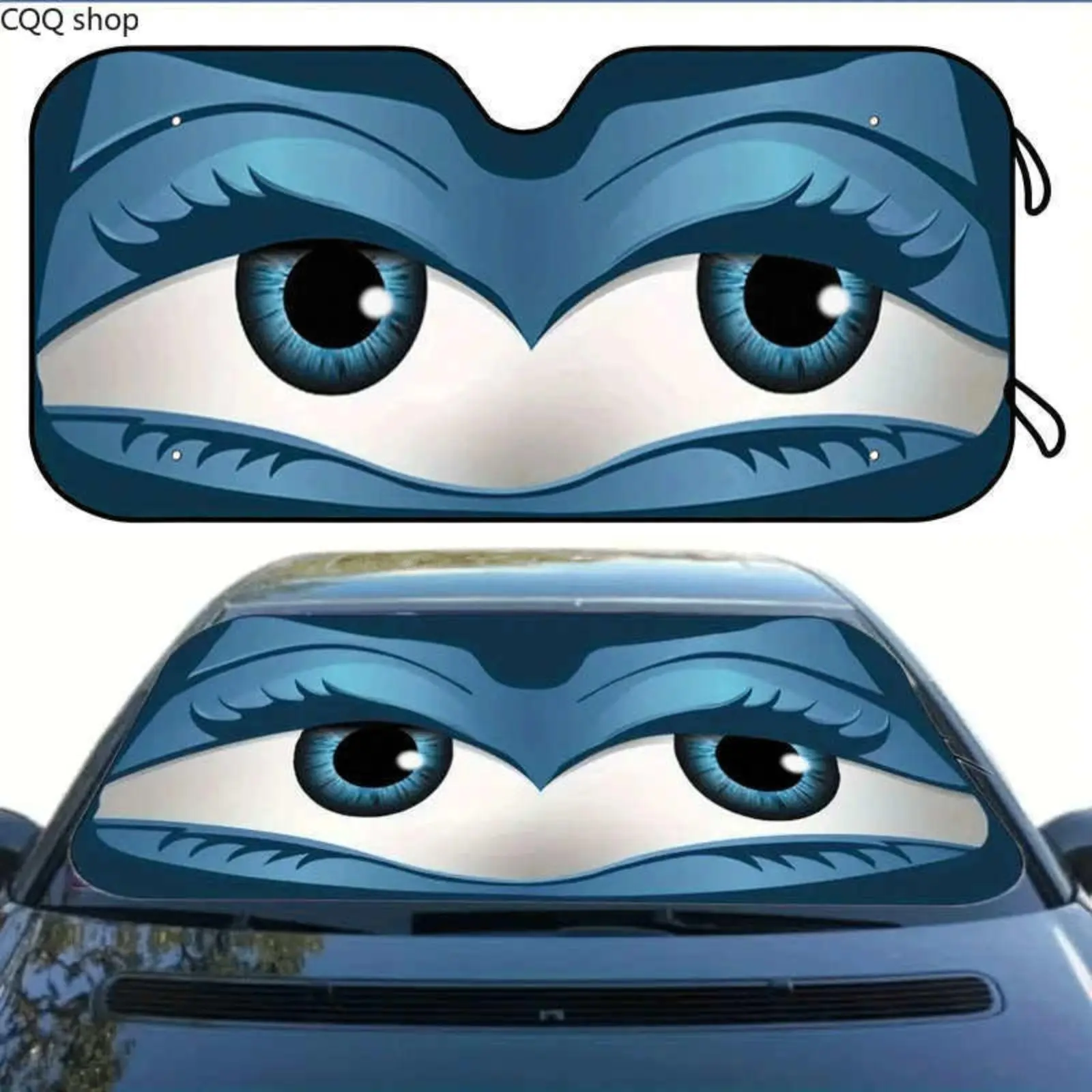 New External Car Windshield Sun Shade, Waterproof Heat Insulation UV Block Windshield Cover, Hail Resistant Auto Sun Protector for Outdoor Summer Parking