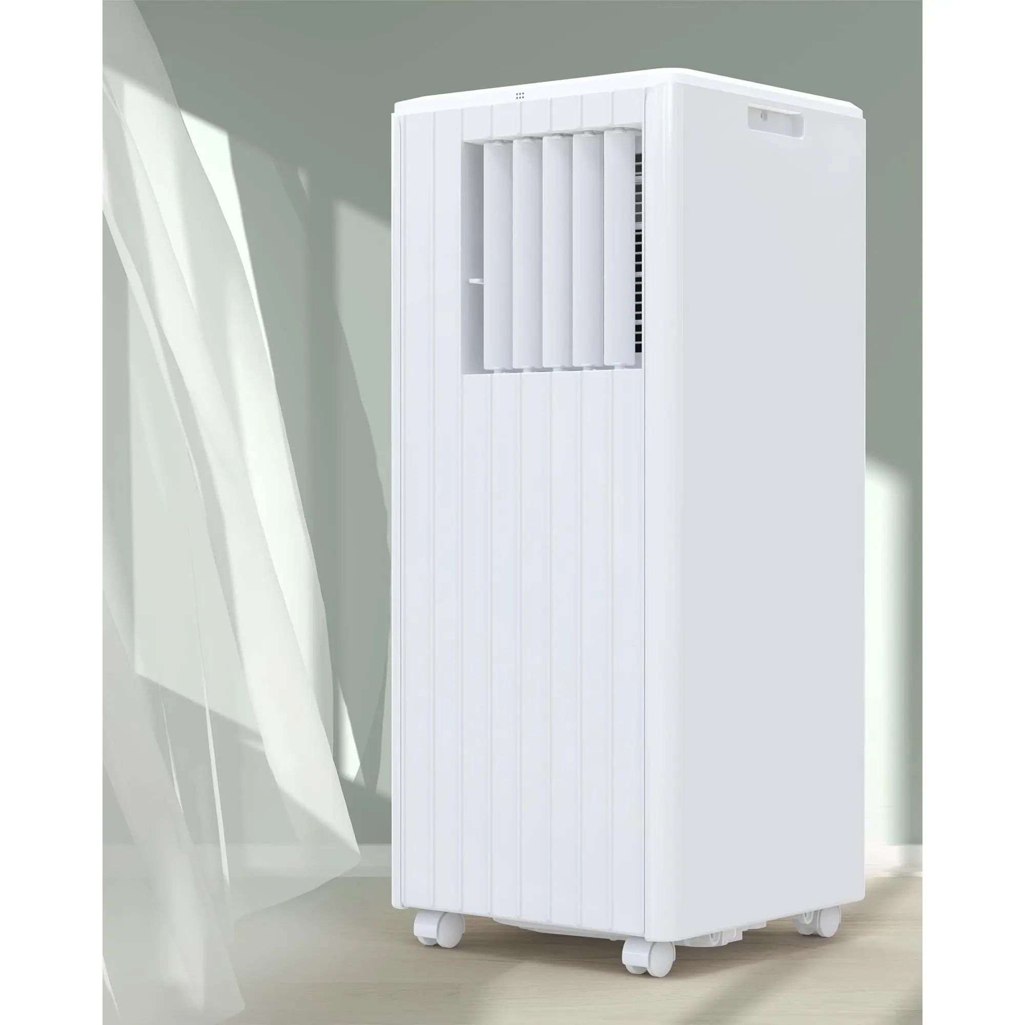 Garvee 8K BTU Portable Air Conditioner, 3 In 1 AC Unit Built-In Cool, Dehumidifier & Fan for Rooms Up to 350 Sq.Ft, Energy Saving AC with Remote/24H Timer for Dorms/Indoor Rooms - White