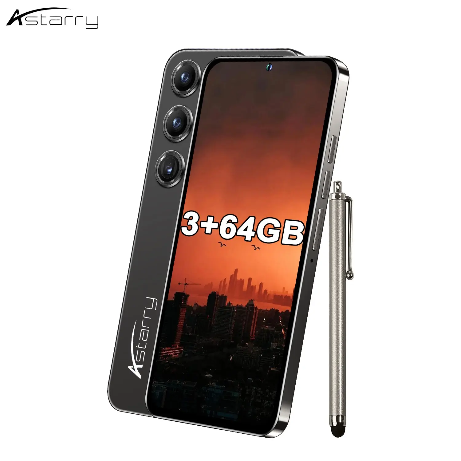 Astarry-25 Ultra Smartphone, Android System, Dual Sim, 3gb RAM + 64GB Storage, 6.56-Inch Display, 5mp + 13mp Camera, 3800mah Battery