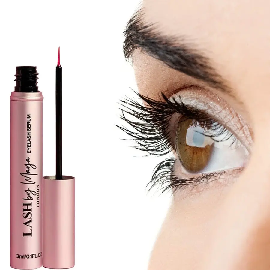 Lash by Maya Eyelash Growth Serum - Eyelash Enhancing Serum Thickening & Lengthening Eyebrow EyElash Enhancer for Longer, Fuller Lashes