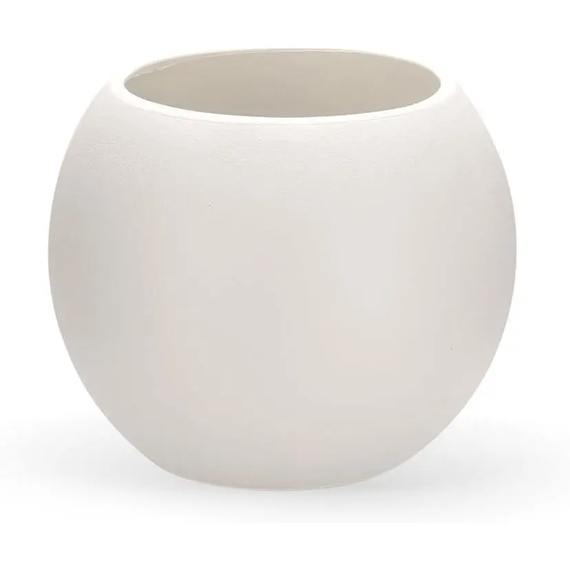 Large Round Planter,Planters for Indoor  & Outdoor,Durable Plastic Material Sphere Planter with Drainage Hole & Rubber Plug Weather Resistant, Pot