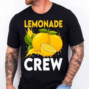 Lemon Stand Lemonade Crew Summer Casual Shortsleeve Cotton T-Shirt