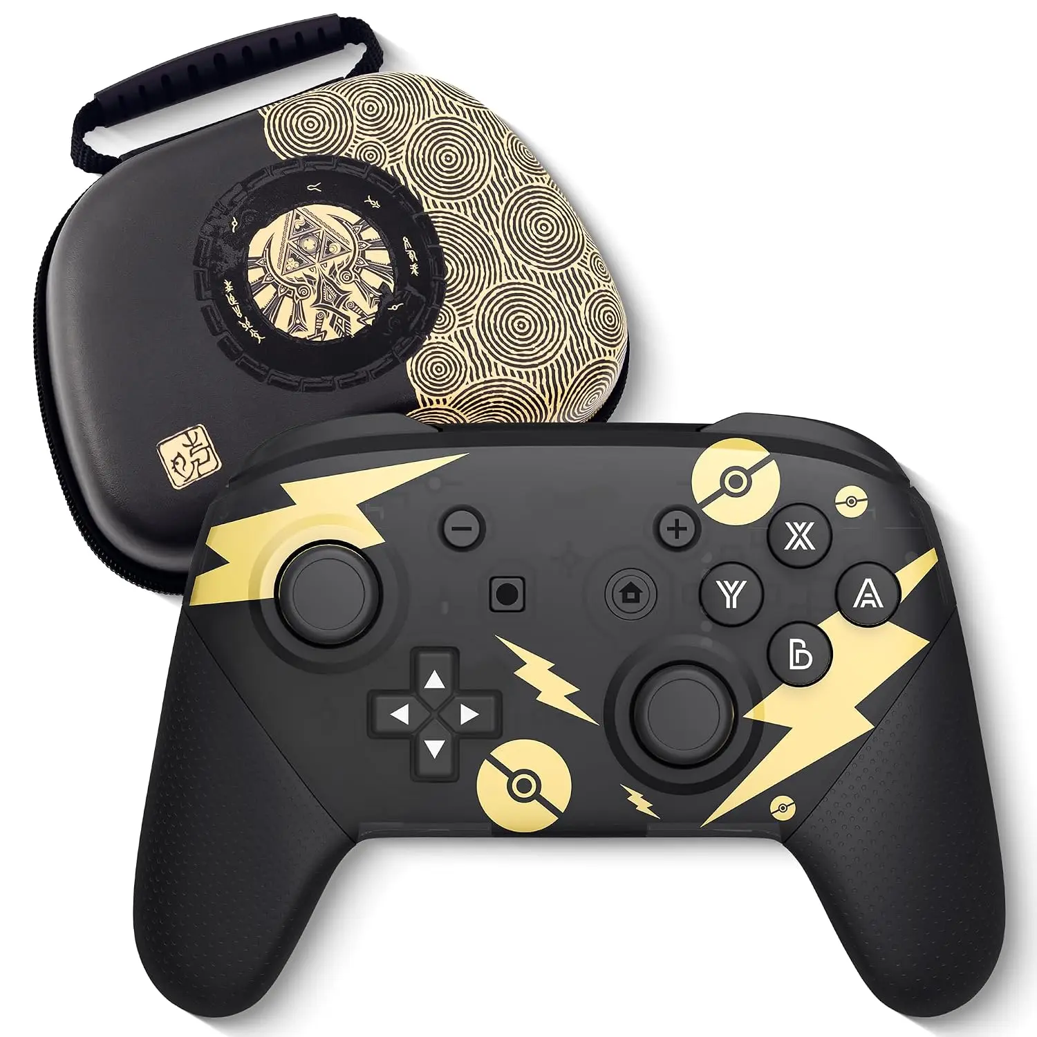 Pro Controller,   Controllers with Carrying Storage Case, Upgraded Gamepad  Remote  for  Controller Support NFC/ Vibration/Screenshot/Wake-up Function