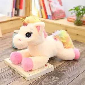 Rainbow Unicorn Plush Toy 16/24/32 Inch Soft Stuffed Animal Pillow Christmas Birthday Sleeping Gift
