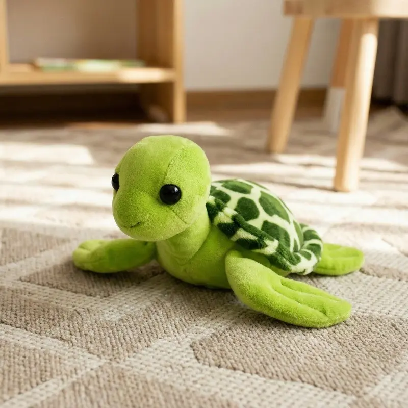 Family Turtle Plush Toy, Large Turtle with Small Turtle Cute Combination, Oceanarium Zoo Souvenir Gift, Soft Stuffed Animal, Kawaii Stuffed Animals