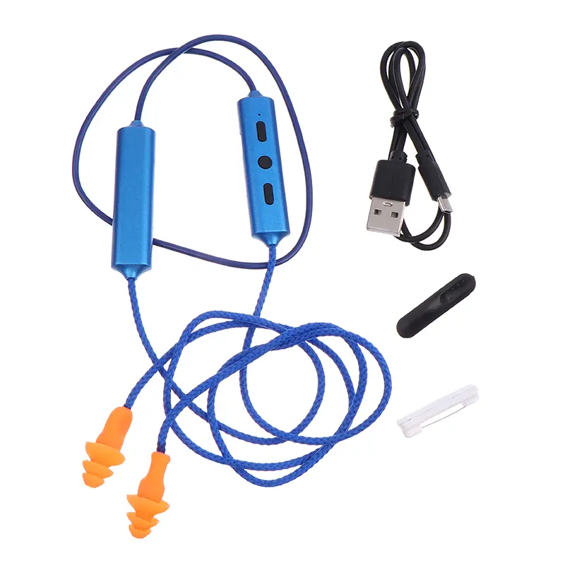 Invisible Wireless Stereo Earbuds with Noise-Suppressed Audio, Electronic Headphones, Labor Protection Hearing Protection for Work Use
