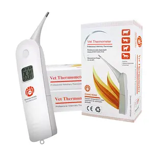 Digital Fast Rectal Electronic Pet Thermometer for Dogs Horses Cats Pigs Sheep