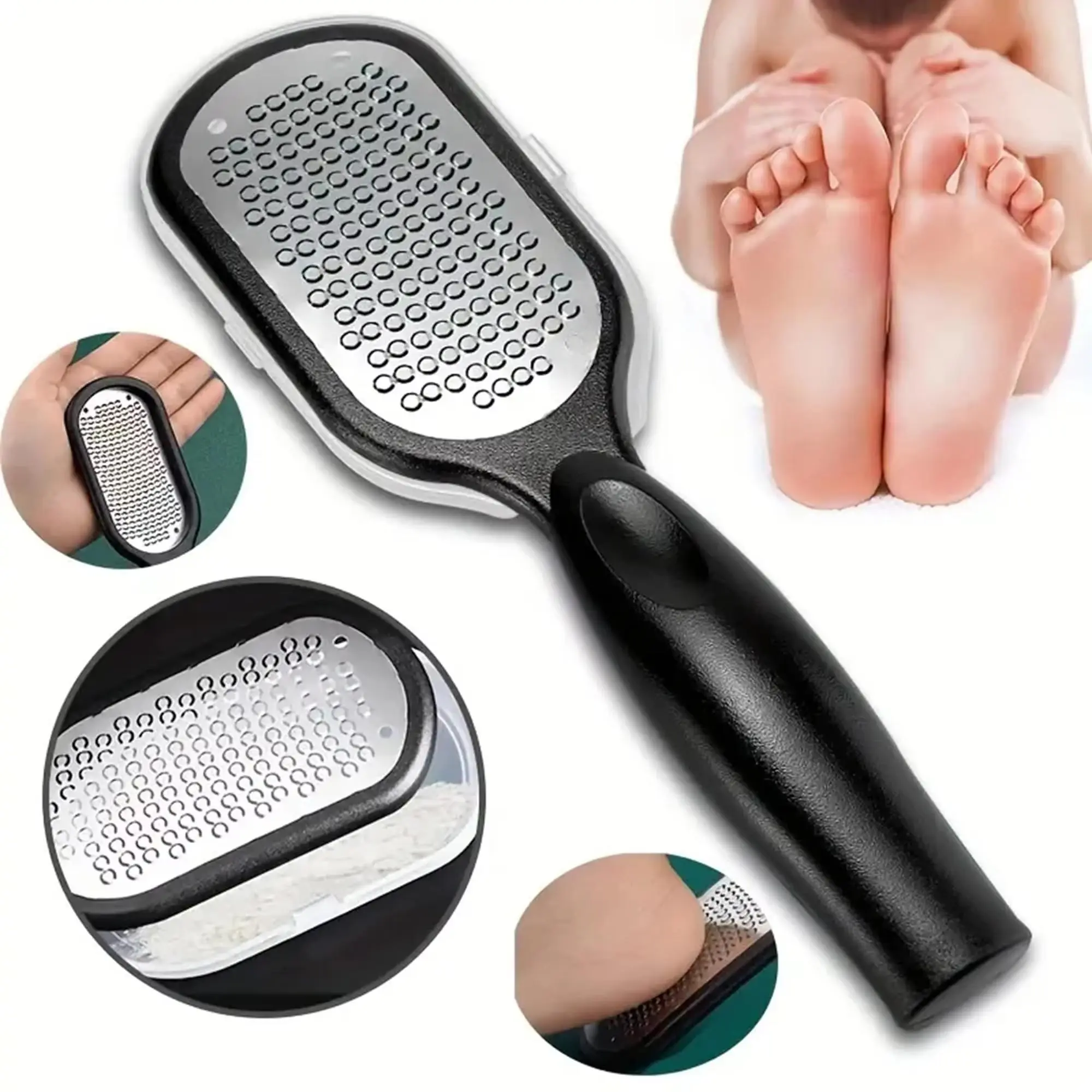 Professional Stainless Steel Callus Remover, Foot Care Tool, Dead Skin Removal, Heel File Scraper, Foot Care Product