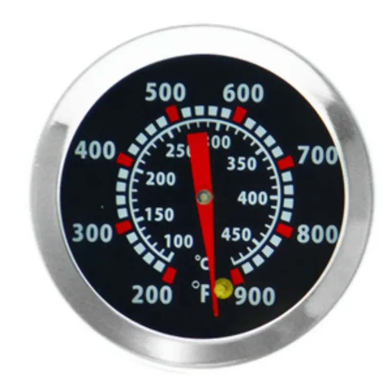 High-Temperature Stainless Steel Kitchen Oven Thermometer, 200-900℉/100-450℃, Mechanical Design, Clear Scale, Ideal for Cooking, Grilling and Smoking