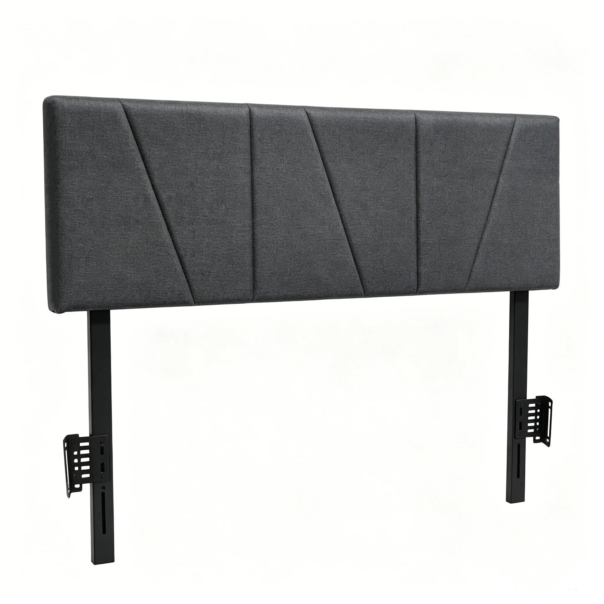 Queen Size Upholstered Headboard Only – Linen Tufted Bed Headboard, Height Adjustable 40.4"-46.3", High-Density Sponge Padding