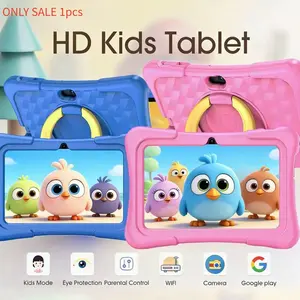 Children's Tablet 1+16GB Dual Camera Vision Protection Parental Control Educational Tablet Supports WiFi Birthday Gift Suitable for Children Aged 4-12