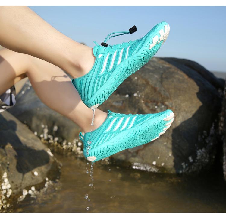 Mesler Water Shoes for Men Women Barefoot Quick-Dry Aqua Sock Outdoor Athletic Sport Shoes Kayaking Boating Hiking Surfing Walking#SpringStatements Greenish