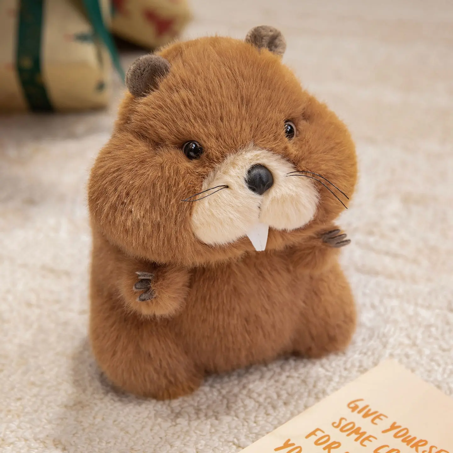 Cute Groundhog Soft Plush Doll, Adorable Collectible Plush Animal, Perfect Gift for Kids and Adults, Soft and Cozy Plush Toy, Stuffed Animal Collectibles