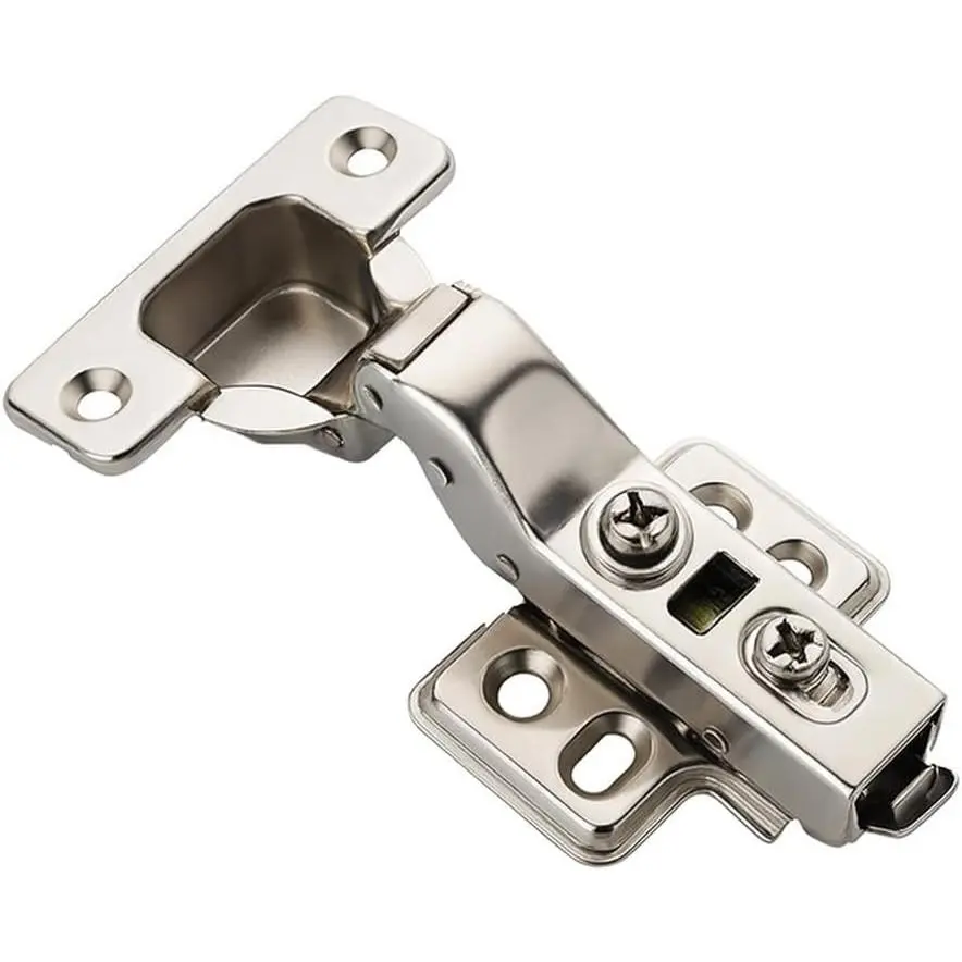 2-Pack Frameless Concealed Cabinet Hinges, Soft-Close, 2D Adjustable (Inset)