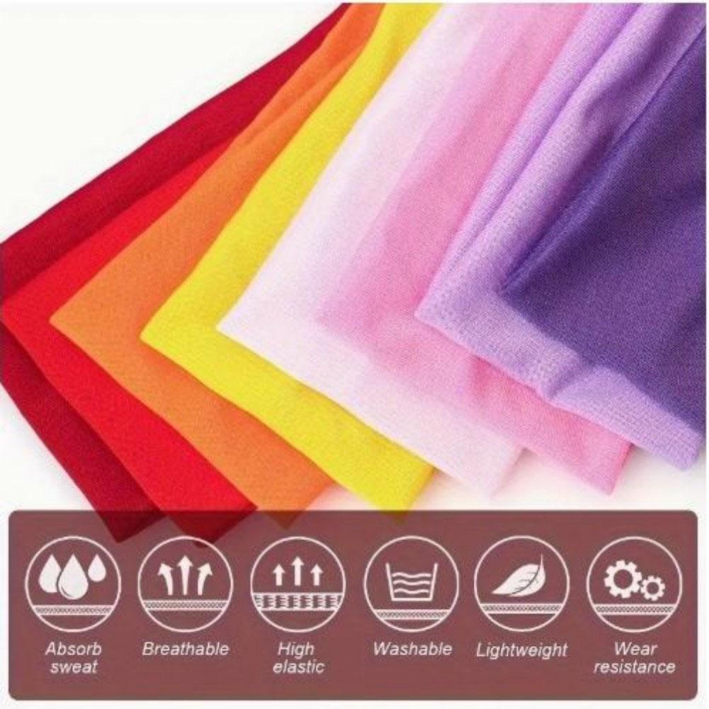 [Mother's Day Gifts]5 Pack Women's Sports Headbands, Elastic Sweat Absorbent Non-Slip Fashion Hairbands for Yoga Running Workout