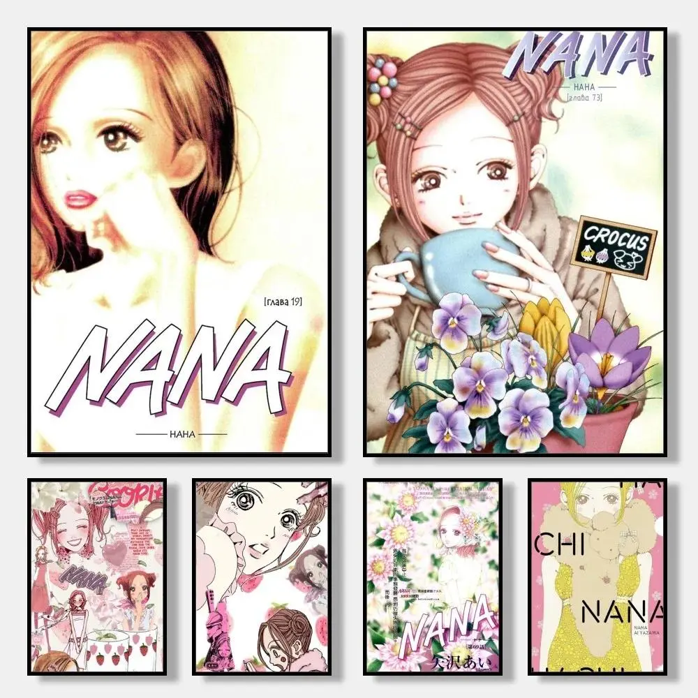Popular Anime Poster: ‘NANA’ Canvas Poster  Bar and Café Decor, Nostalgic Gift, Humorous Print