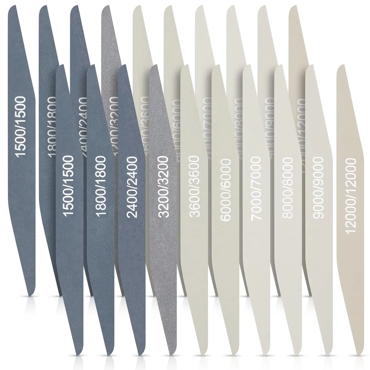 20 count Sanding Sticks for Plastic Models  Print Polishing Sticks  Metal and  Sanding Tools Accessory for Model Craft Amateur Beginner(High Grits Rating,Double Angle Shape)