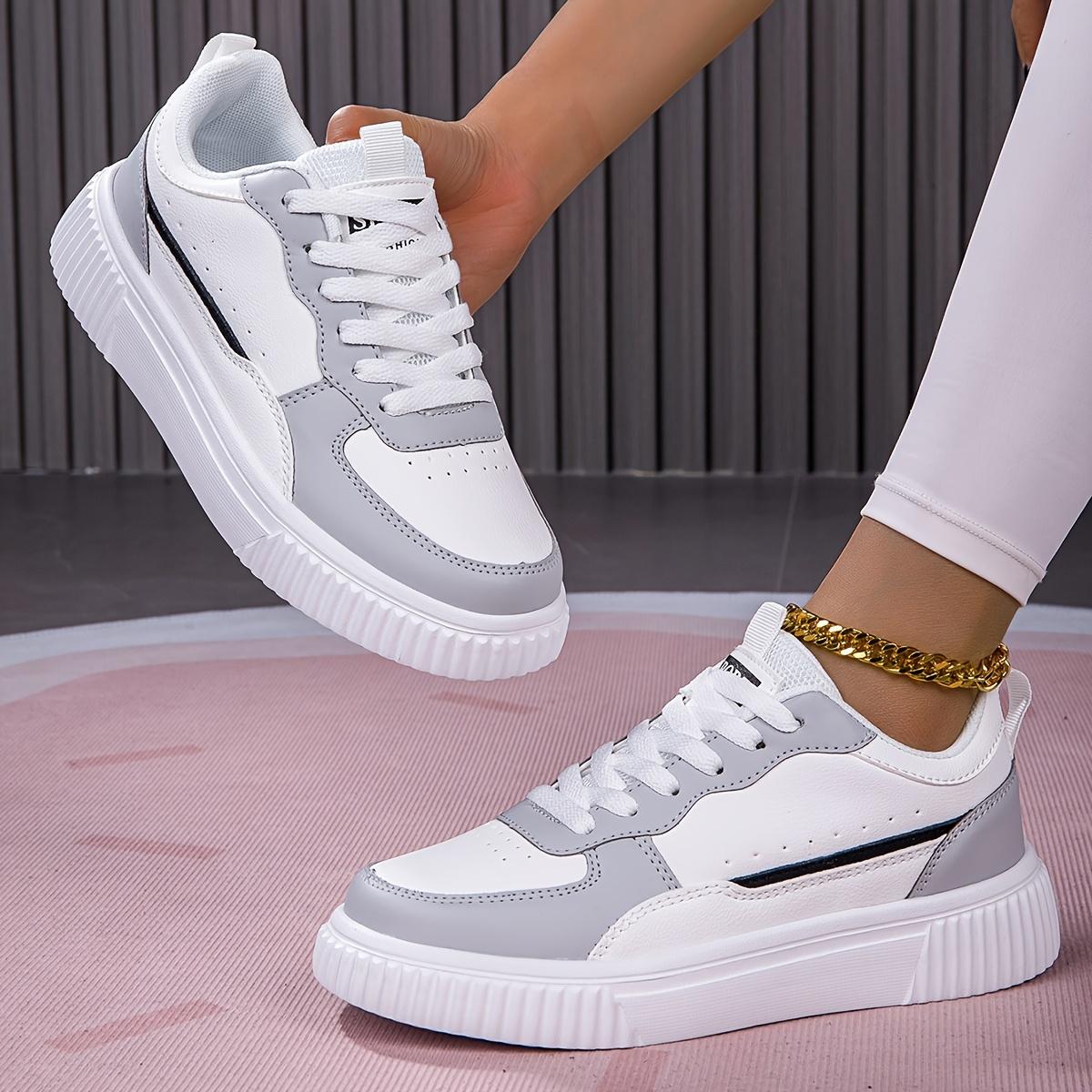 Versatile Retro-Comeback Women' Sneakers |   Bold Color-Block & Lightweight Build |   Multi-Occasion Shoes for Campus Life, Urban Strolls, and Social Pop-Ups, Women Shoes