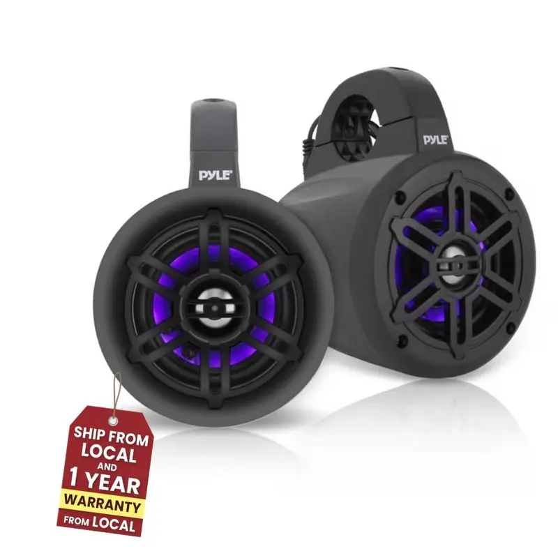 4” Waterproof Rated LED Tower Speakers 1