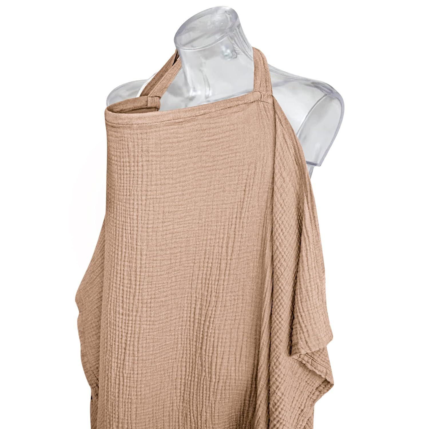 Adjustable Nursing Cover!Breathable Cotton for Discreet Feeding 🤱