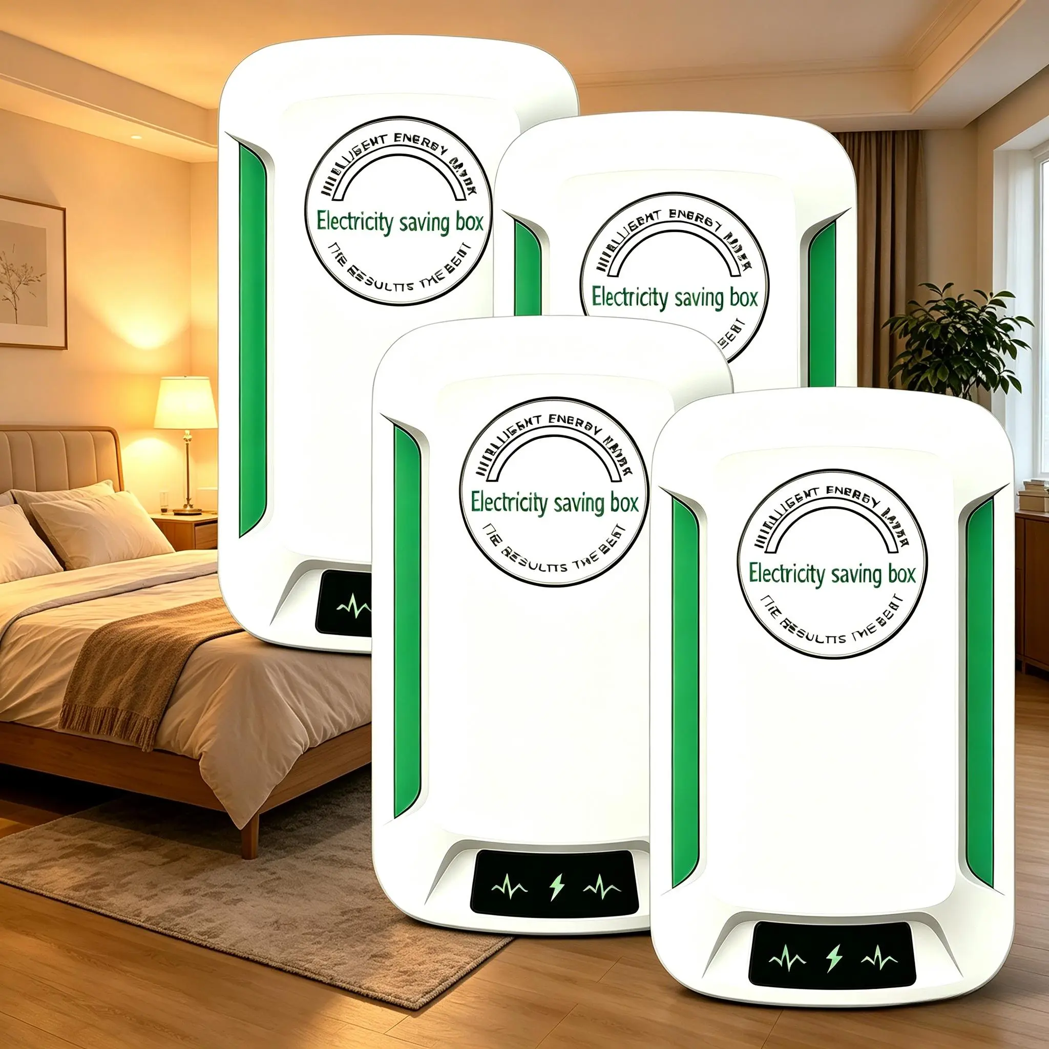 4PCS Plug-In , Smart Plug Device & Office US Plug, Plug&Play, Portable Indoor Plug-In Device for Home/Office/Restaurants/Factory