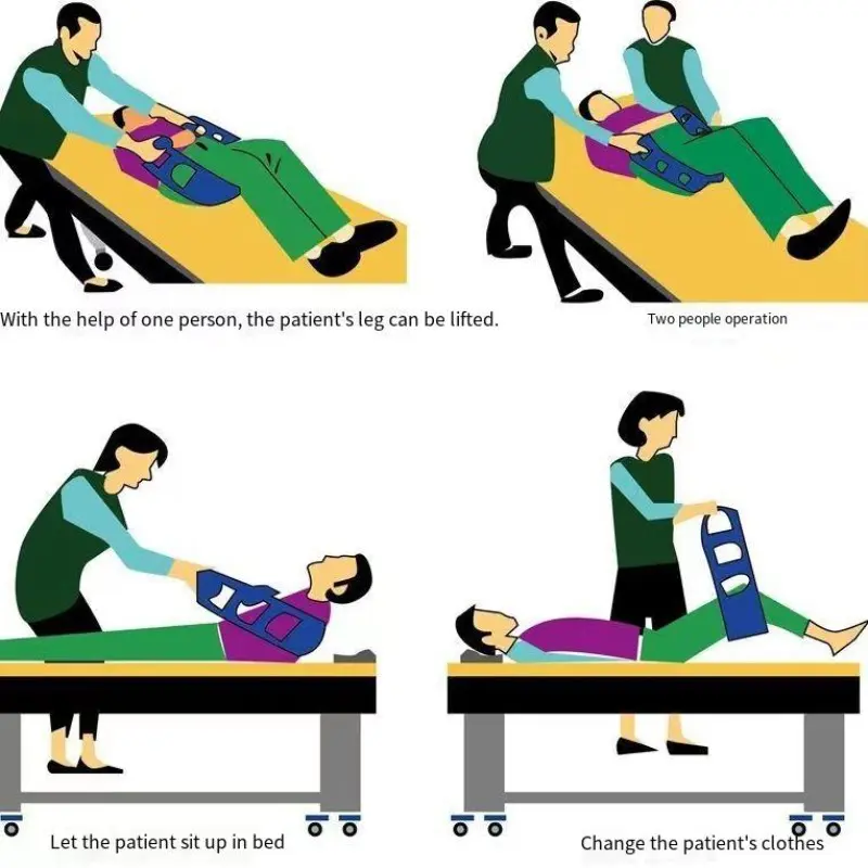Patient Transfer Bag, Non-Slip Elderly Mobility Belt, Assistive Device for Safe Patient Lifting, Essential Aid for Senior Care