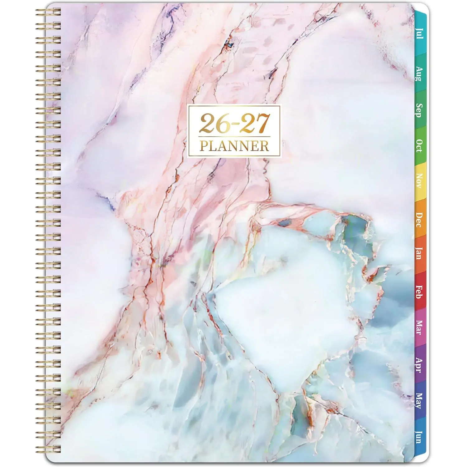 2026-2027 Planner - Academic Planner Weekly and Monthly, 2026-2027 Planners 8.5''x11'', Weekly Monthly Planners with Colorful Tabs, Inner Pocket