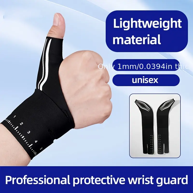 Adjustable Thumb and Wrist Compression Strap for Carpal Tunnel and Tendonitis Pain Relief, Stabilizer for Sprains, Fits Left or Right Hand, Support Brace