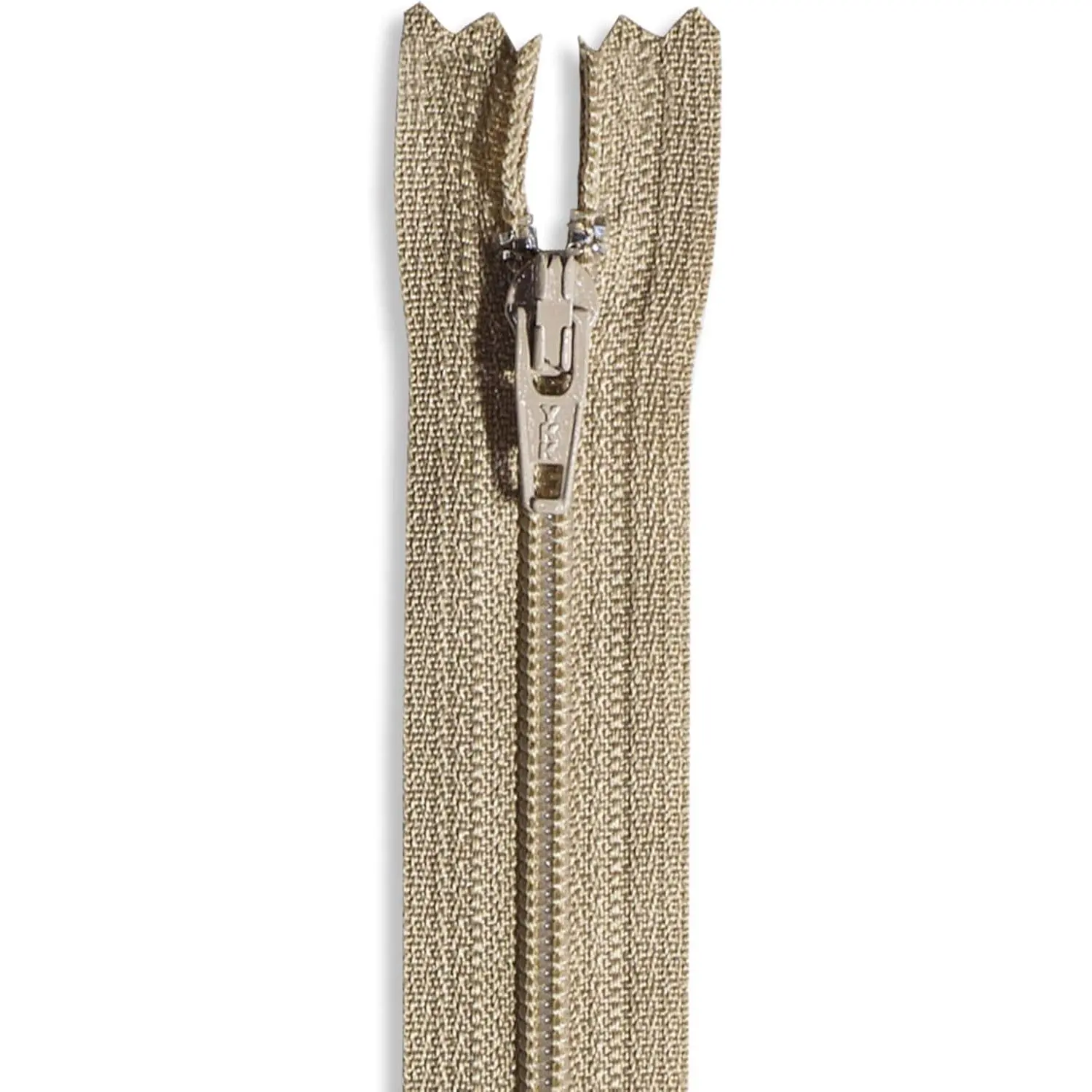 7 inch Nylon Coil Zipper 7" Beige Zippers for Sewing Zipper Beige Crafts
