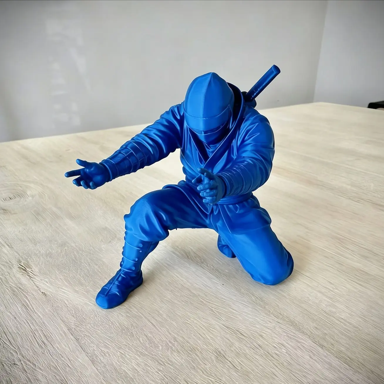 Ninja Pencil Holder, Unique Desk Organizer, Cool Pen Stand, Desktop Decor, Novelty Gift for Boys, Students, Men, 1pc