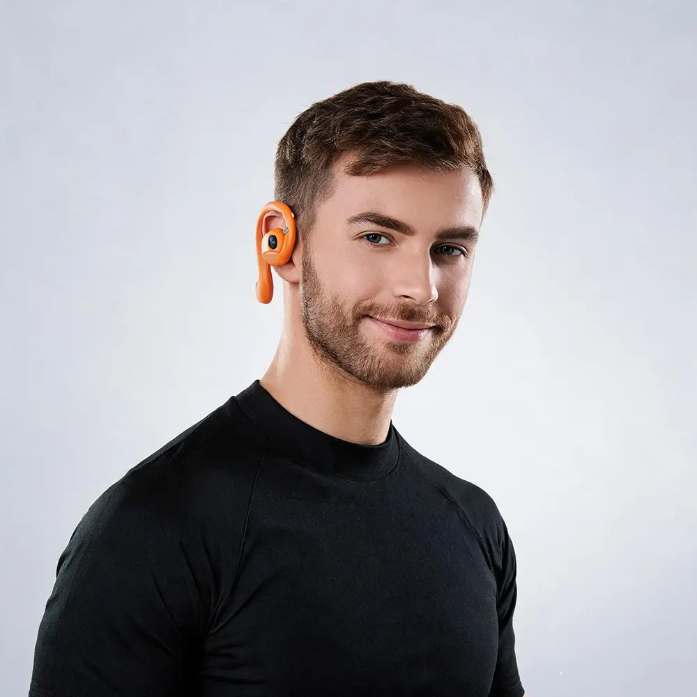 Wireless Bone Conduction Earphones with Camera for Photo ,Wireless Headphones with APP, Open-Ear, 10 Hours Music Time , Bluetooth Call,Hands-free POV Camera, 8GB Memory,Photo&Video Shooting, Audio Recording, AI Real Time Translation