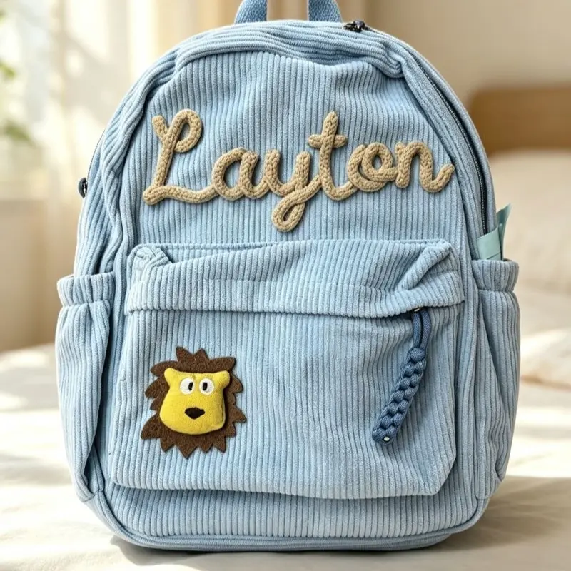 AS1015 Personalized Custom Name Backpack A Variety of Accessories DIY Portable Backpack Exclusive Gift