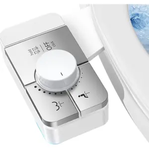 Bidet Attachment for Toilet Ultra-Slim Bidets for Existing Toilets, Non-Electric Bidet Toilet Seat Self-Cleaning Retractable Nozzles Badays for Toilets, Quick & Easy Installation Bedets
