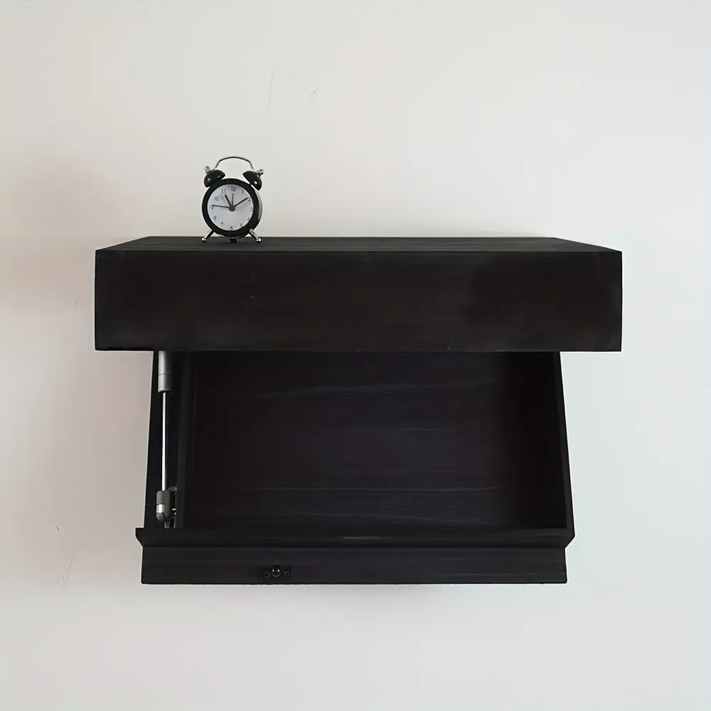 Phidden Wall Shelf with Hidden Compartments- Wooden Hanging Storage Rack, Suitable for Bedroom And Living Room, Large-sized Storage Folding Box- Modern Hidden File Rack, Suitable for Storing Small Items.5 Scenes Available., Floating Shelves